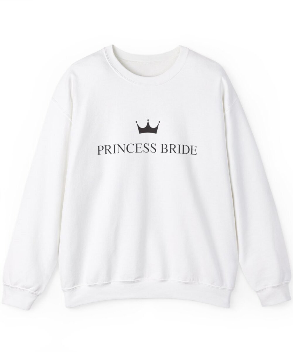 white bride sweatshirt